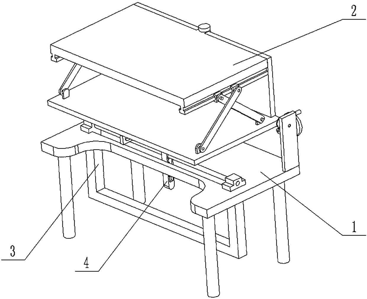 Multifunctional intelligent desk