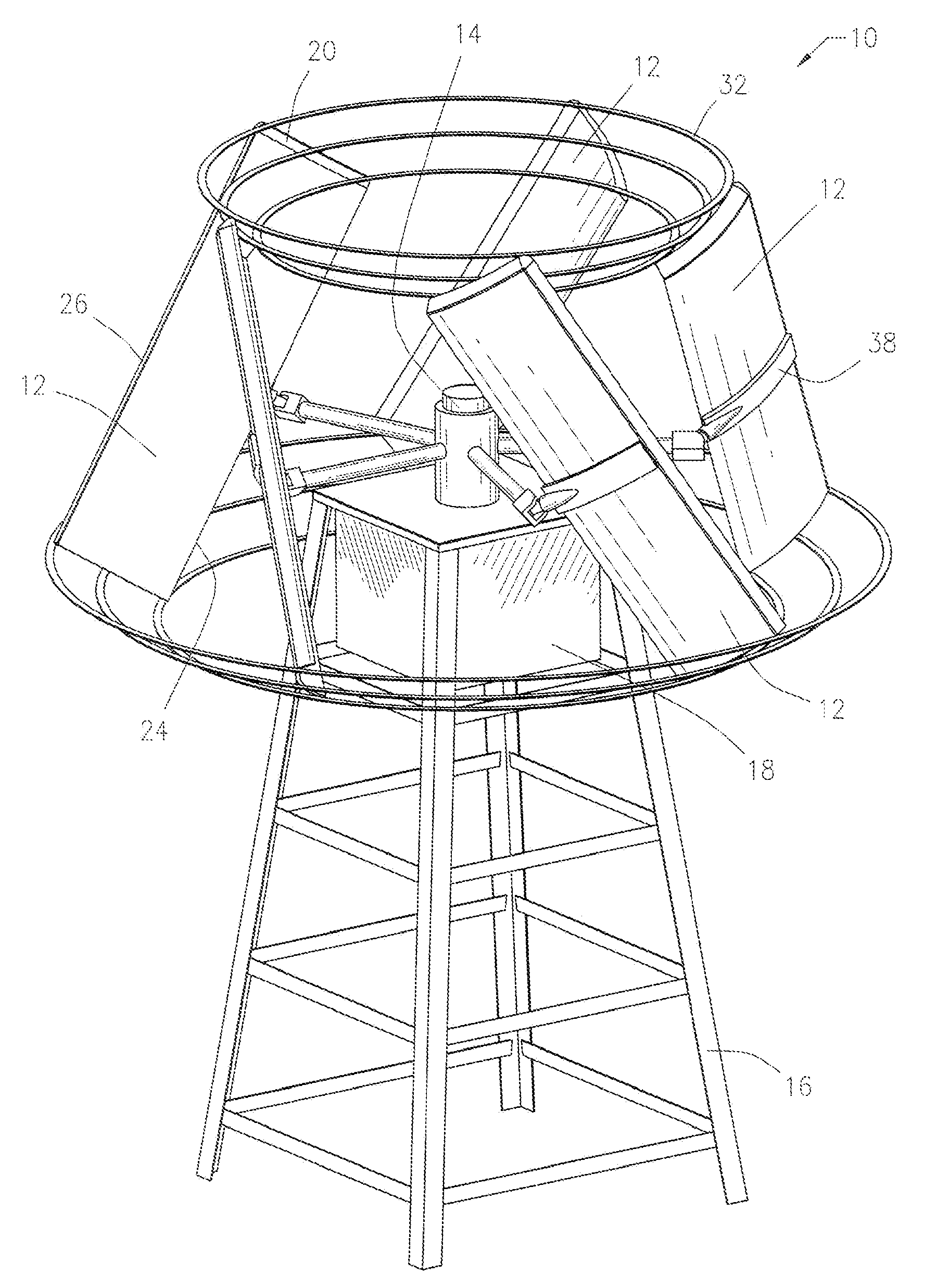 Vertical axis wind turbine