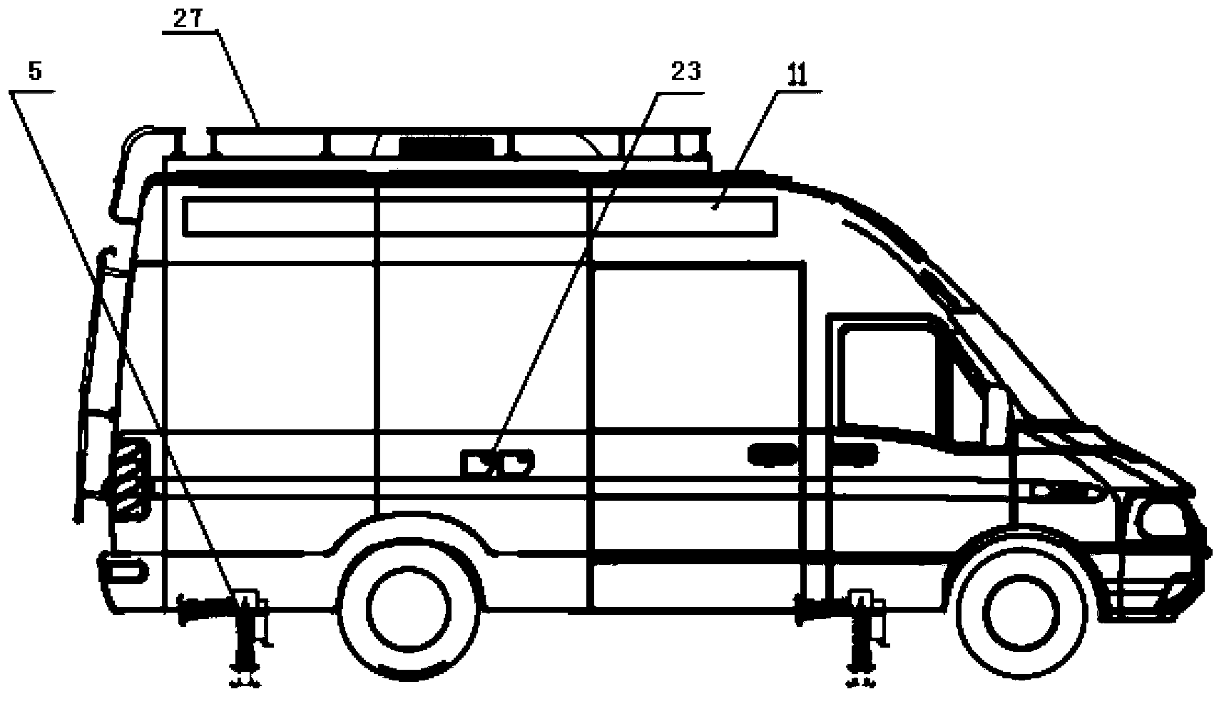 Mobile laboratory for monitoring quality safety of agricultural products