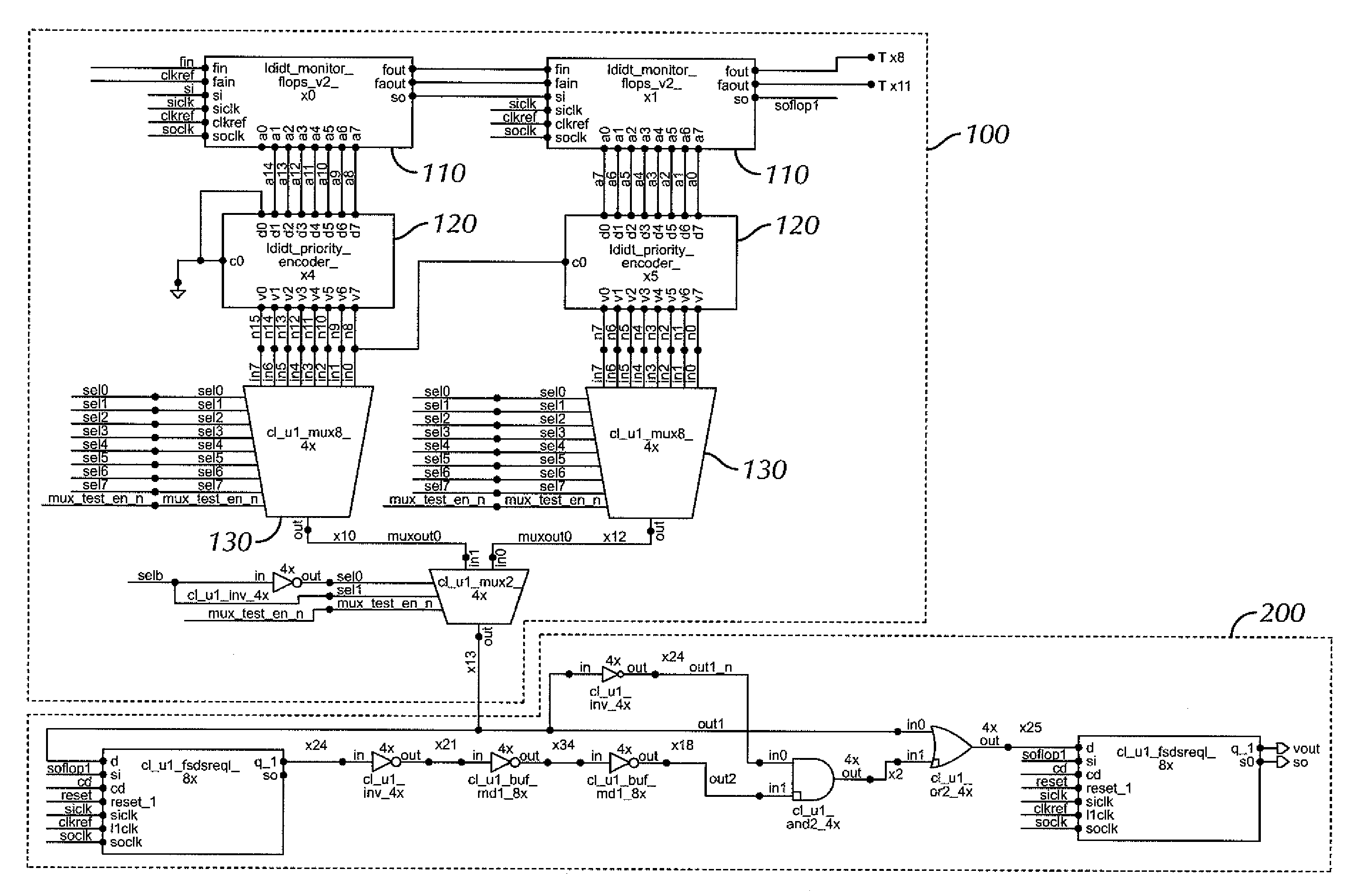 Microprocessor performance and power optimization through inductive voltage droop monitoring and correction