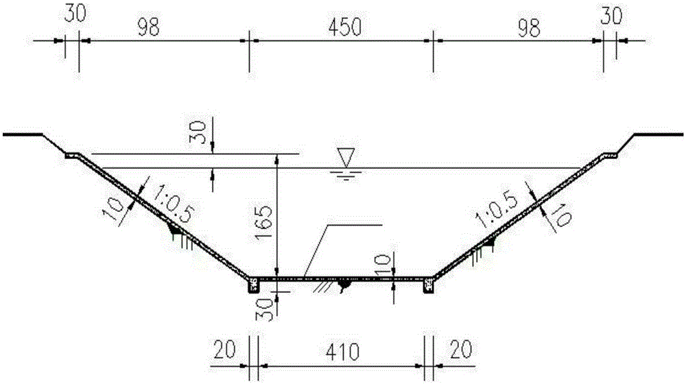 Channel side slope cast in situ concrete composite additive and preparation method thereof