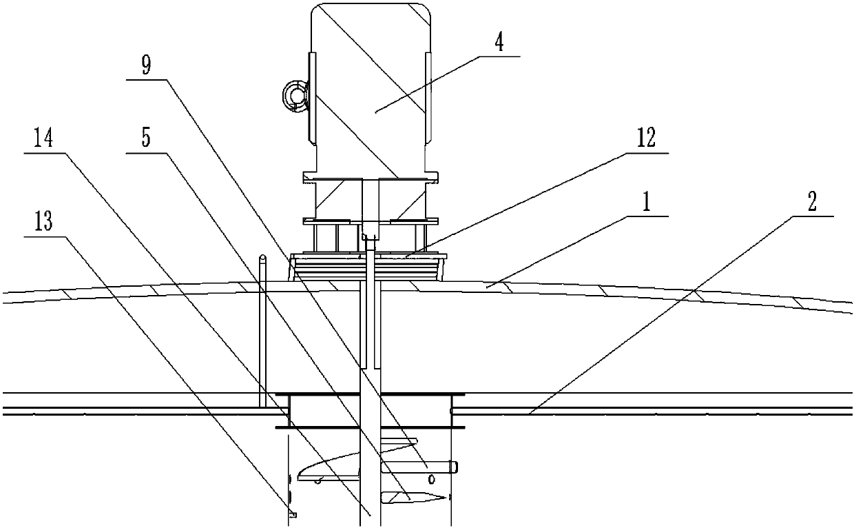 Mechanical ultrasonic composite homogenization system in storage tank