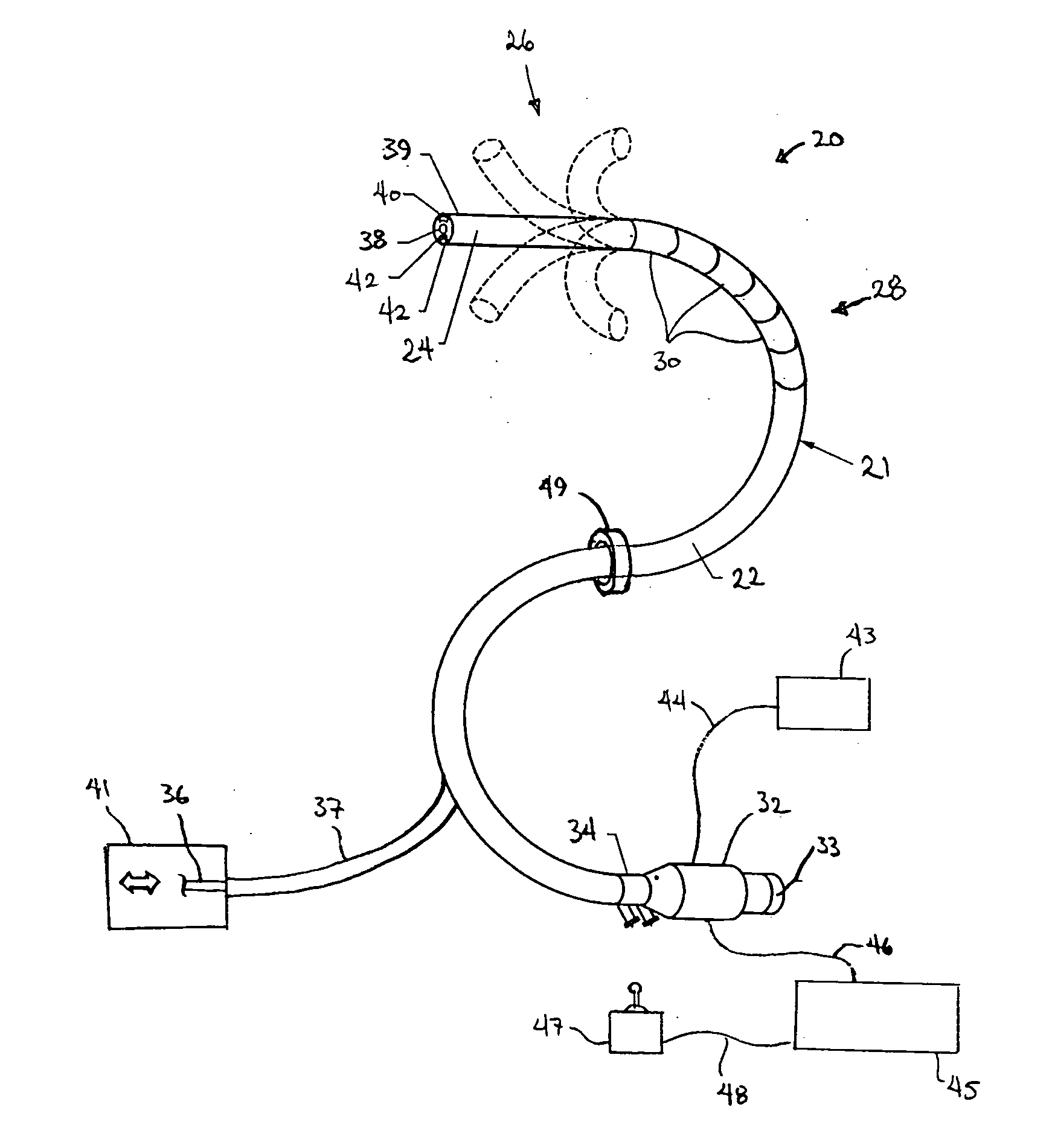 Method and apparatus for advancing an instrument along an arbitrary path using an introducer sheath