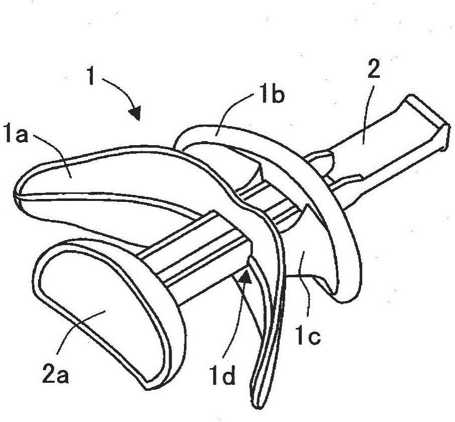 Tool for obtaining dental occlusion in patient with edentulous jaw