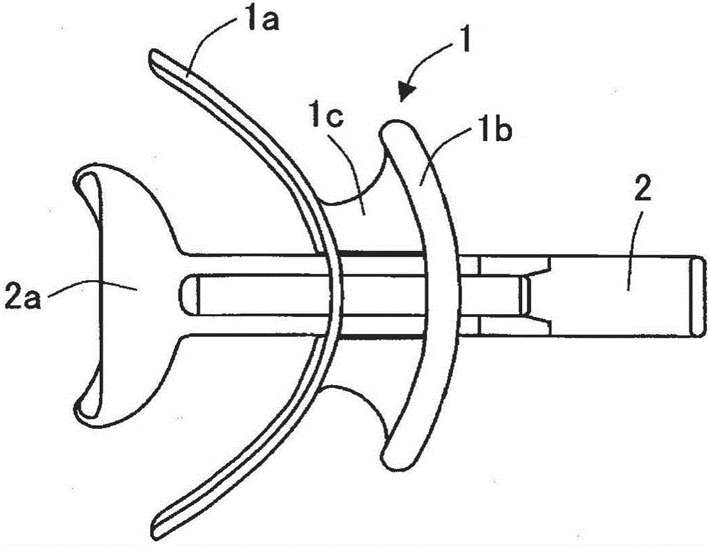 Tool for obtaining dental occlusion in patient with edentulous jaw