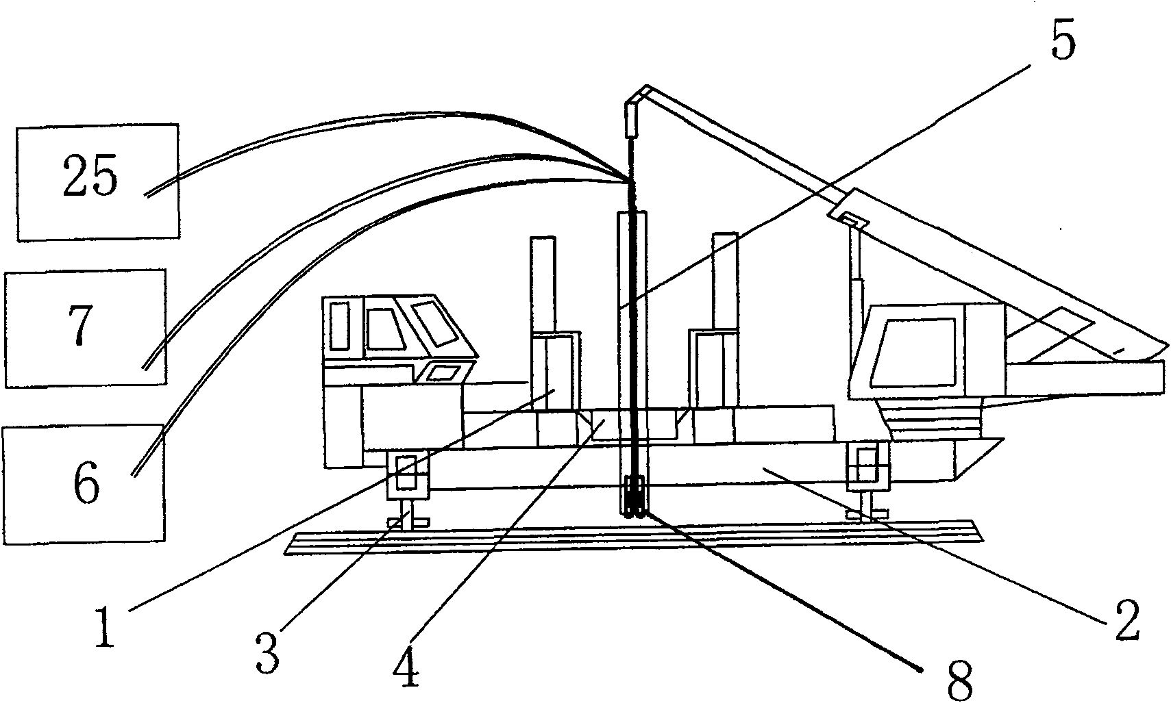 Construction machinery used for large diameter hollow pile and its construction method and use