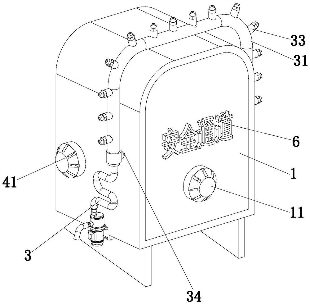 Escape guiding device for intelligent fire fighting and guiding method thereof