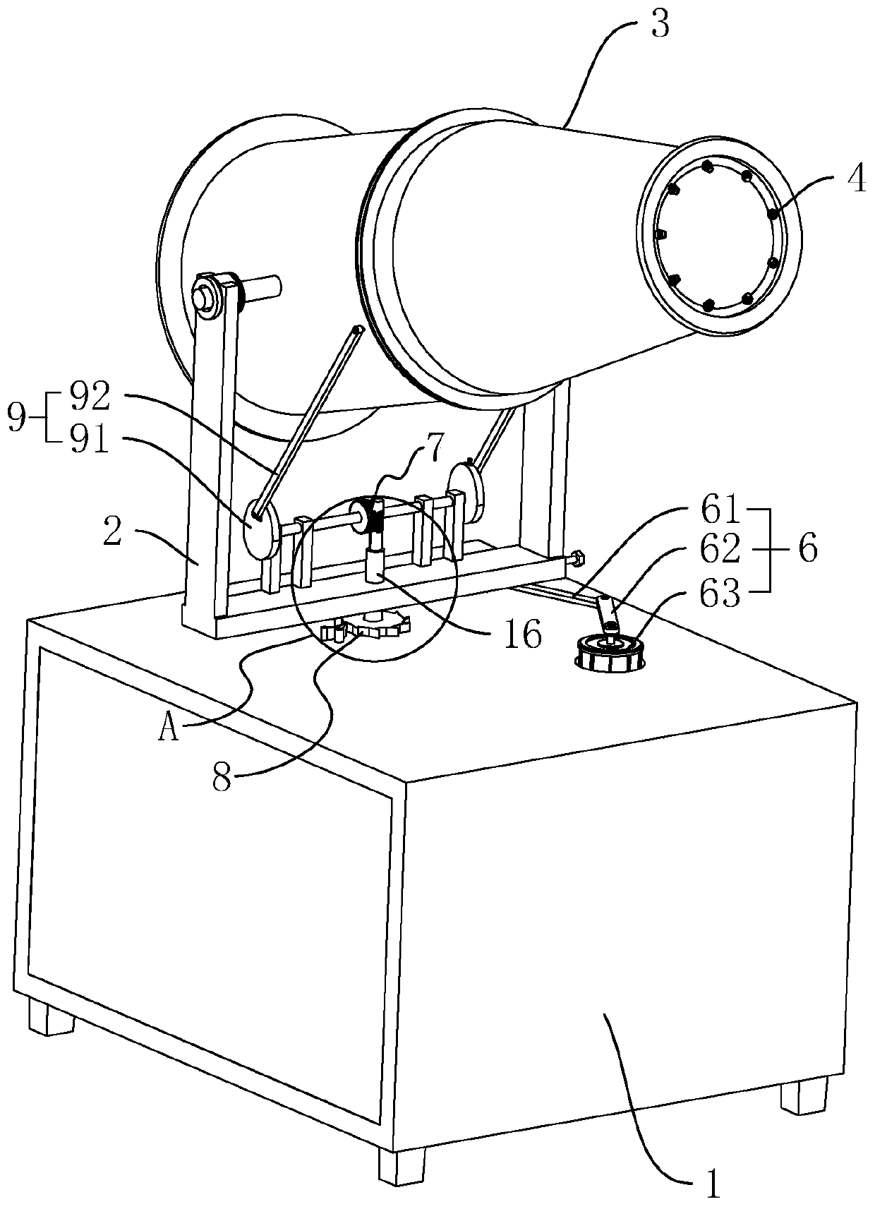 Fog gun machine