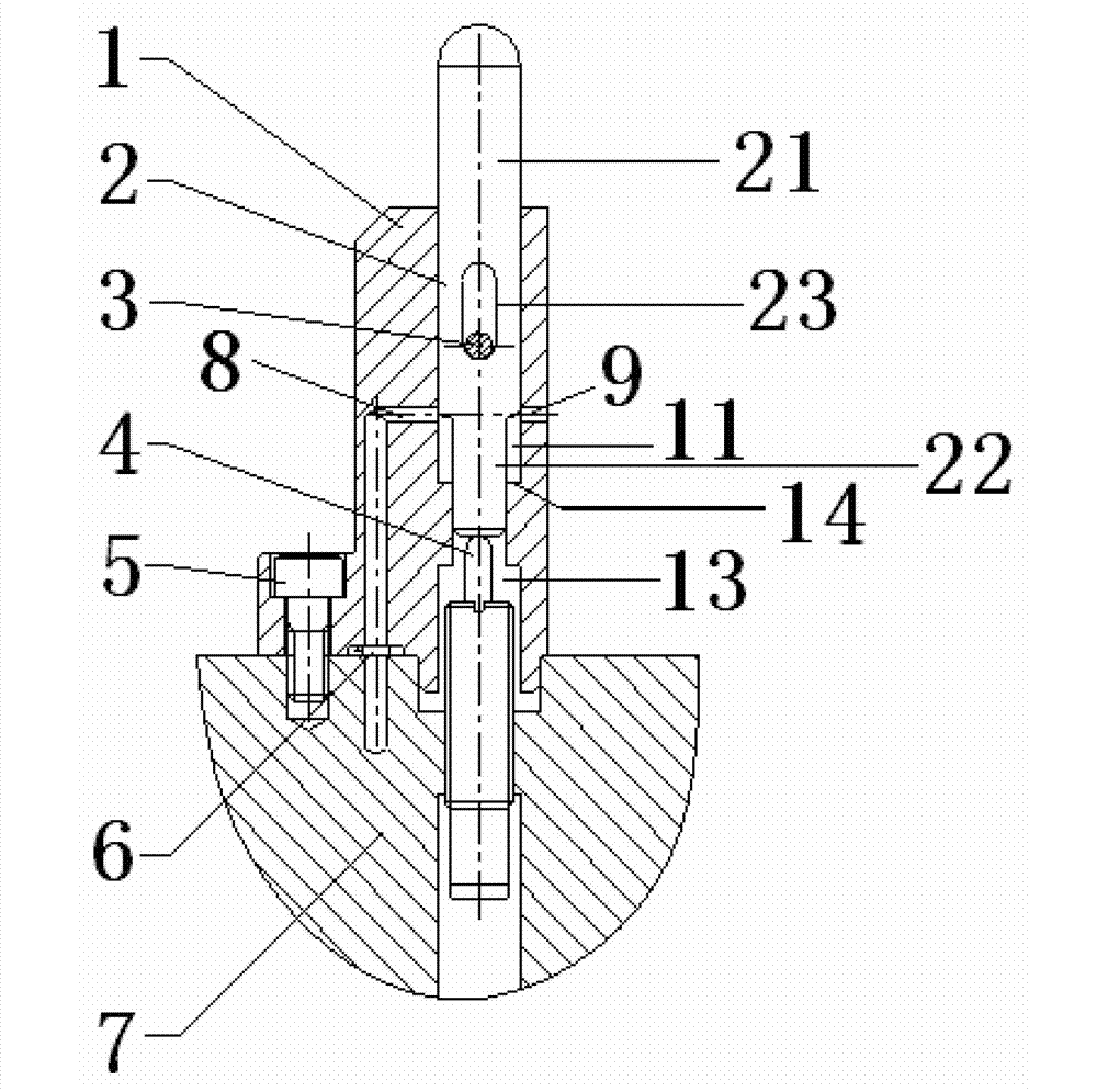 Feedback device for detecting descending position of workpiecepretargeting tray