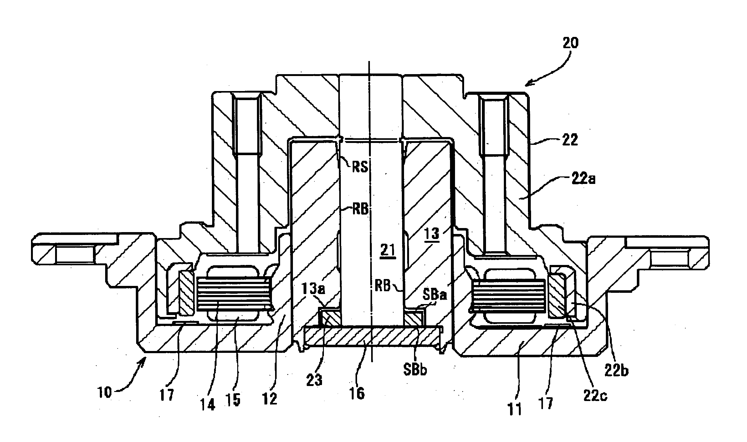 Fluid dynamic pressure bearing apparatus