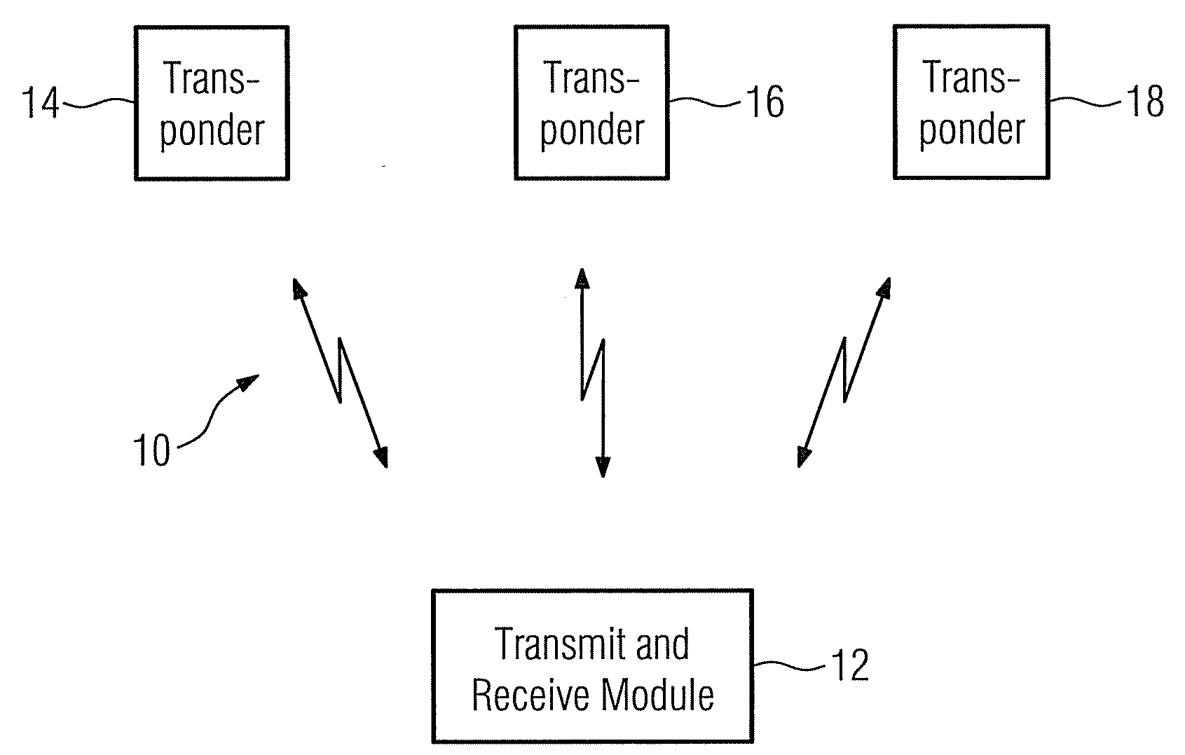 Method for distance measurement and data transmission in a continuous wave radar system