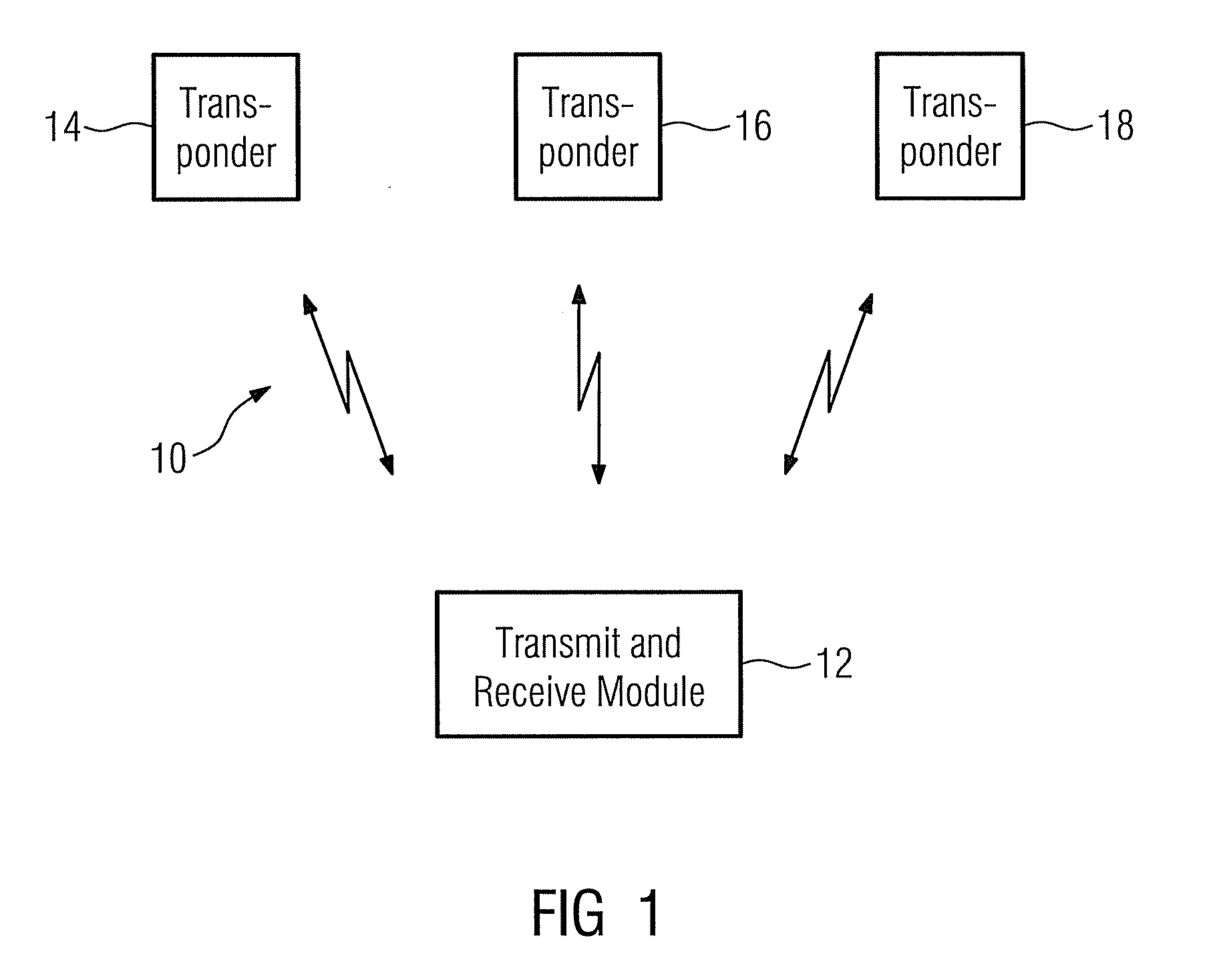 Method for distance measurement and data transmission in a continuous wave radar system