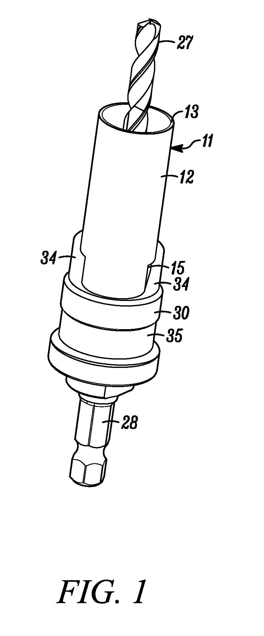 Quick change arbor, hole cutter, and method