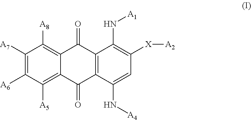 Polymeric violet anthraquinone colorant compositions and methods for producing the same