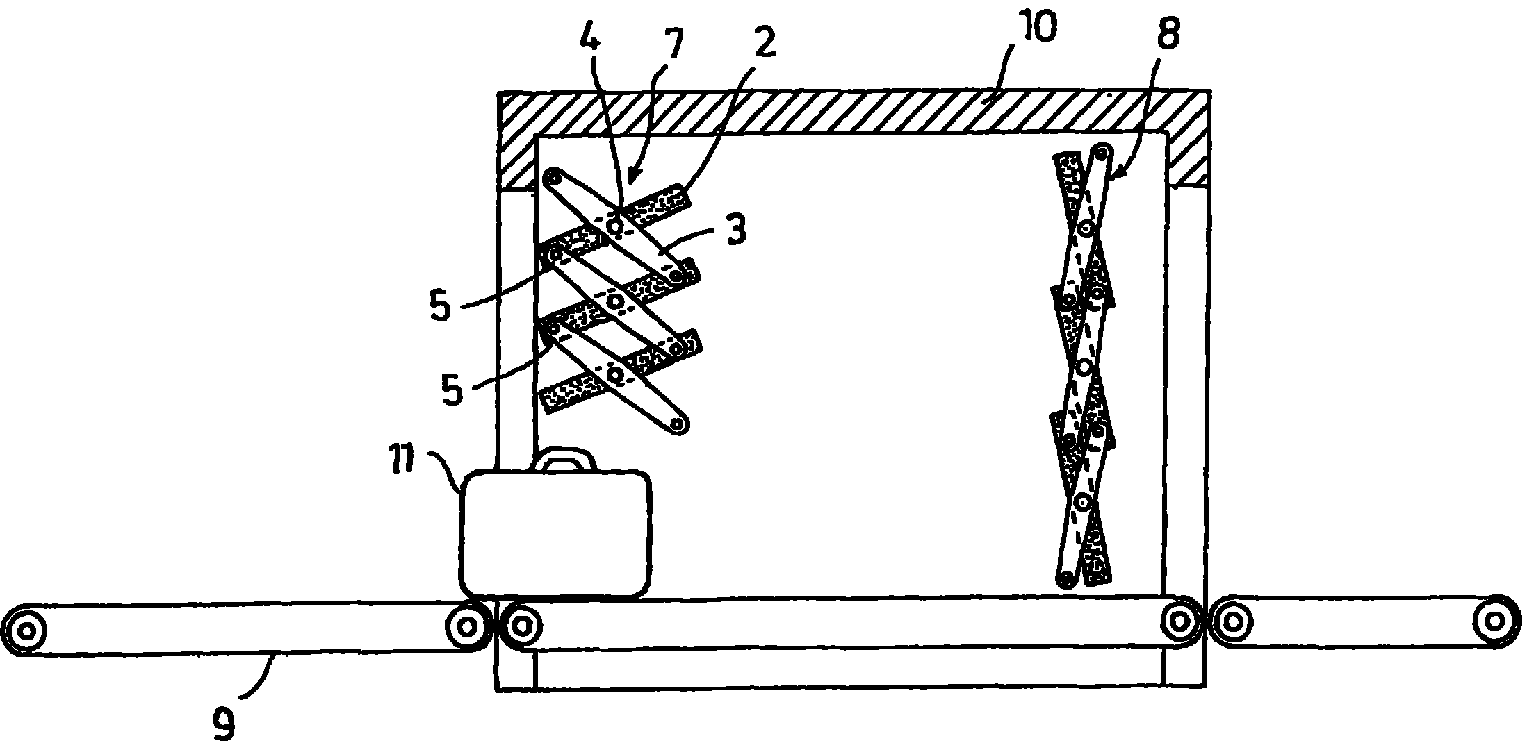 Radiation-shielded door