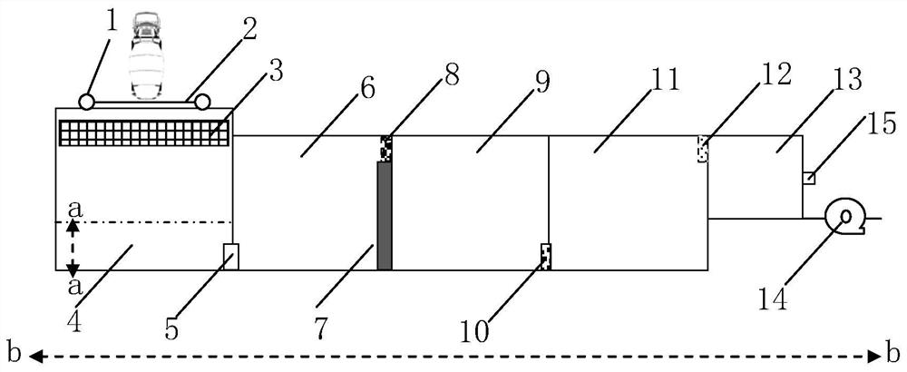 A system for purification and reuse of construction wastewater from temporary concrete mixing station in highway construction