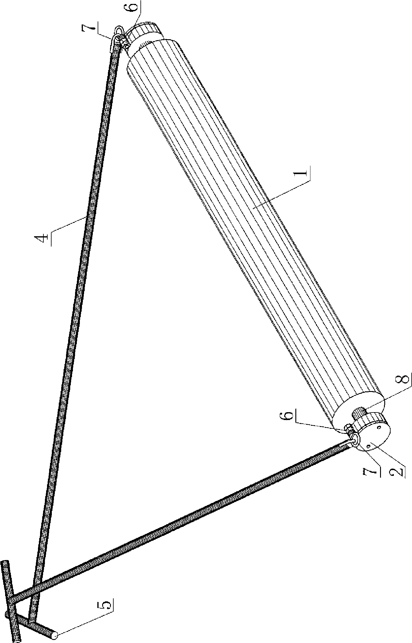 Special manual roller for water-permeable concrete pavement construction