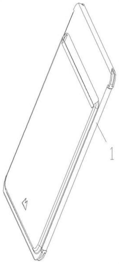 One-piece card holder for mobile phone and manufacturing method thereof