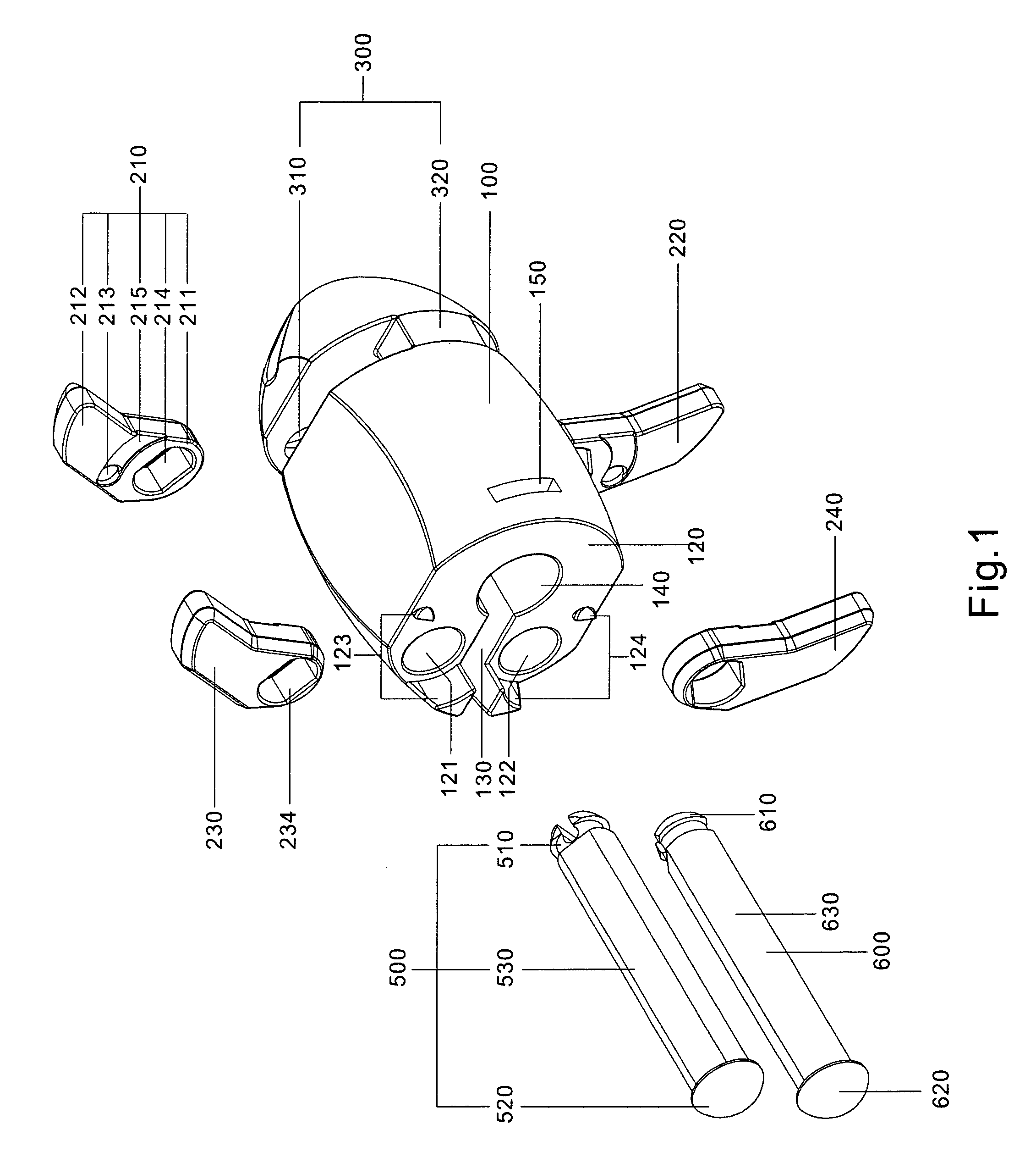 Interspinous spinal fixation apparatus