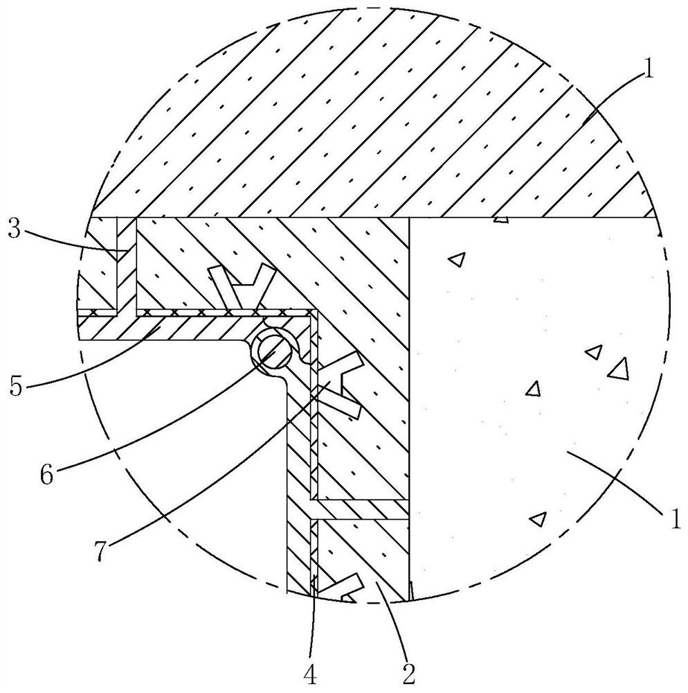 Large-section concealed culvert repairing method