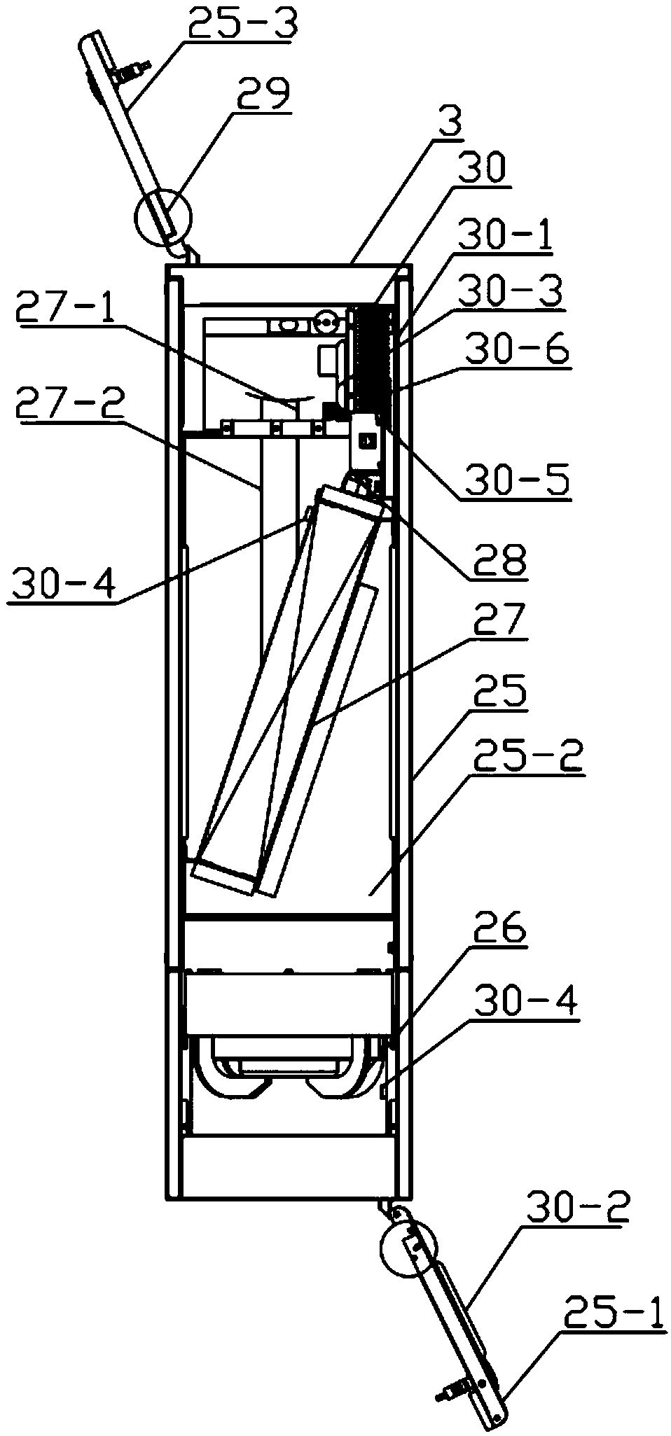 Power heat pipe inter-column air conditioning system