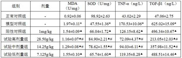 Traditional Chinese medicine composition for treating radioactive injury and preparation method thereof