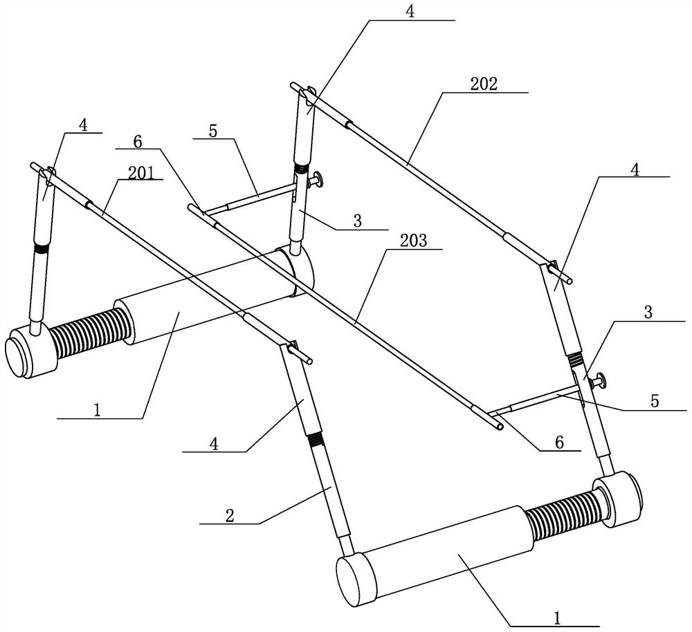 Auxiliary device for treating ankle fracture under arthroscope and operation method thereof