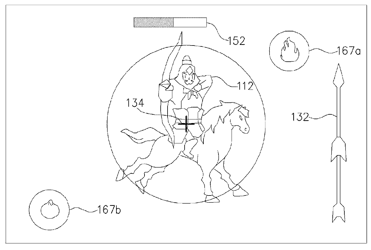 Computer readable medium recording shooting game