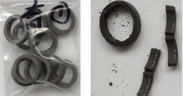 A nickel-based solder ring and its preparation method