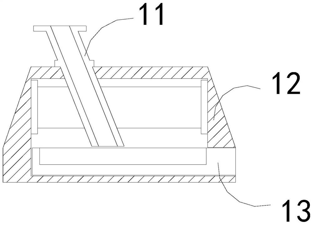 Inclined guide groove side core-pulling mold