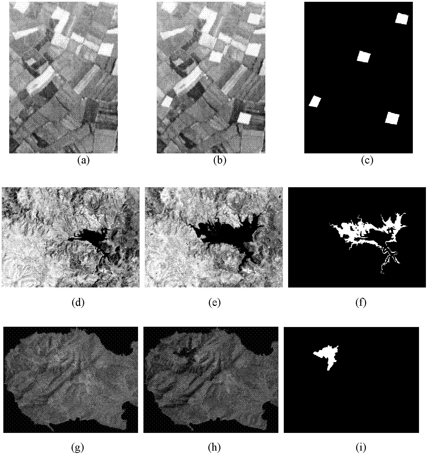 Remote sensing image change detection method based on saliency measurement