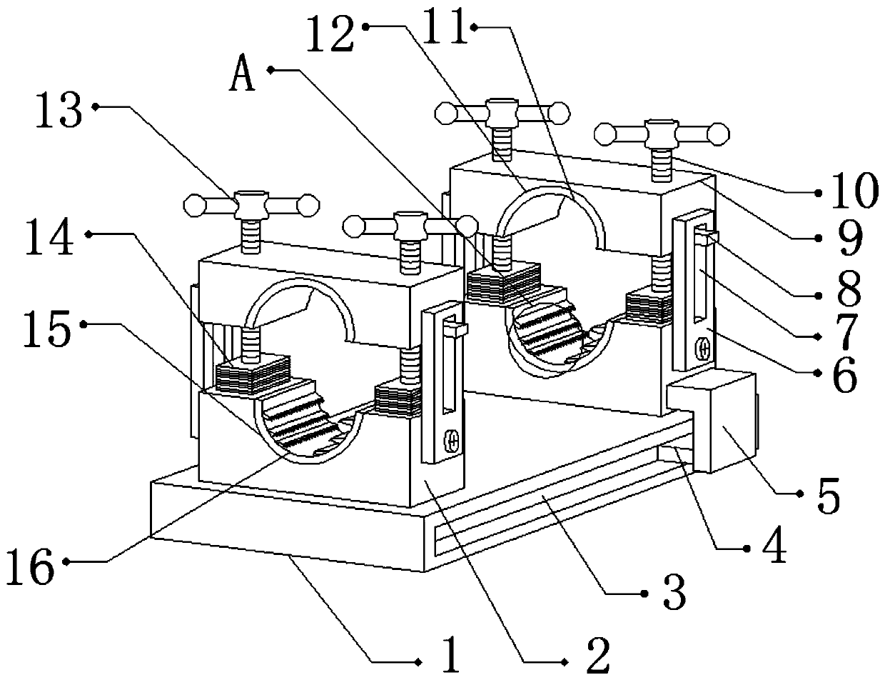 High-precision fixing device for machining