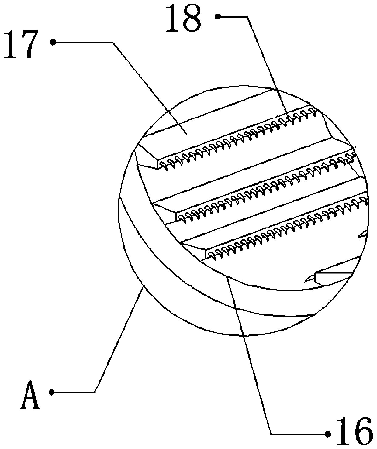 High-precision fixing device for machining