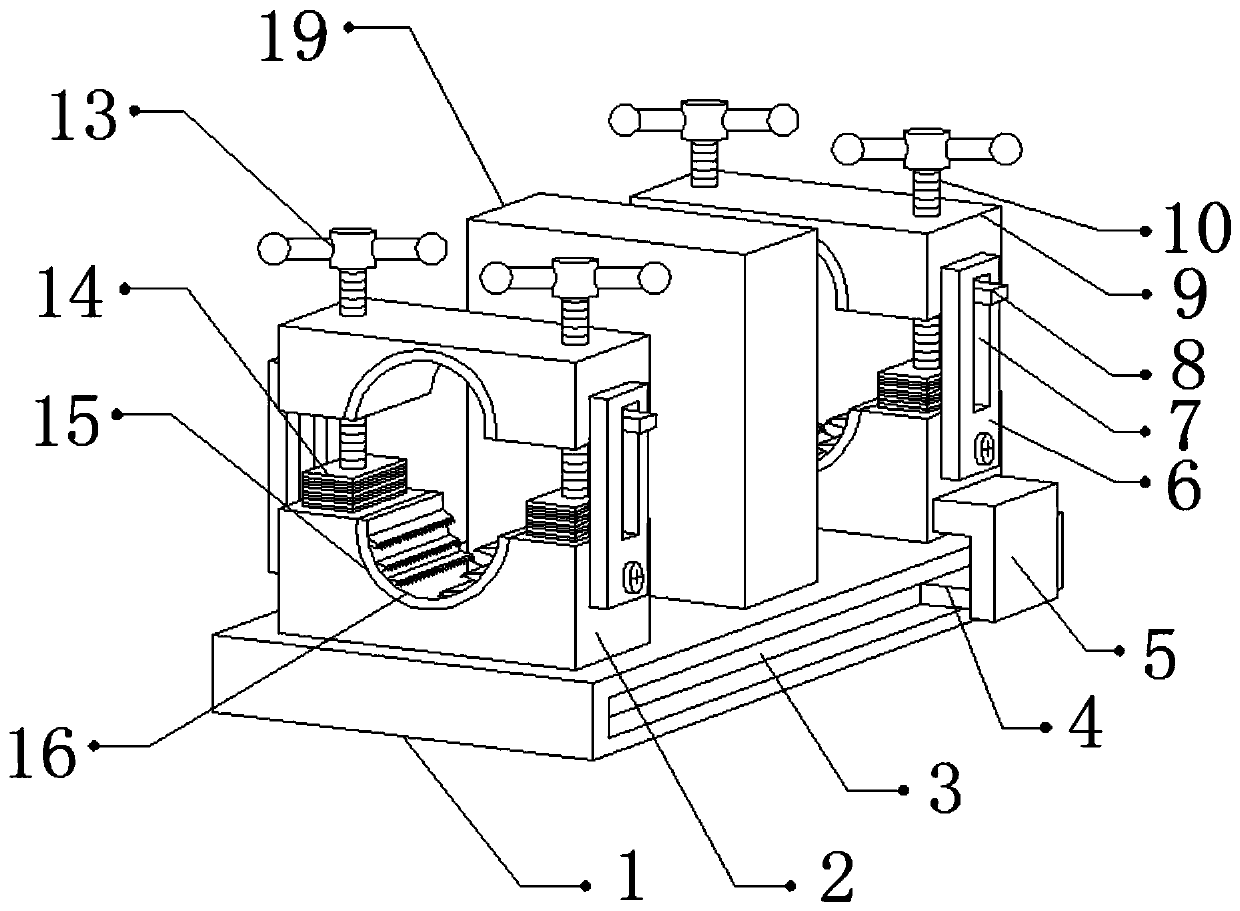 High-precision fixing device for machining