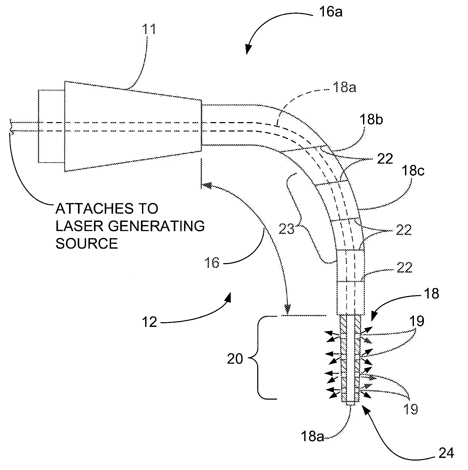 Method and Apparatus for Disinfecting or Sterilizing a Root Canal System Using Lasers Targeting Water