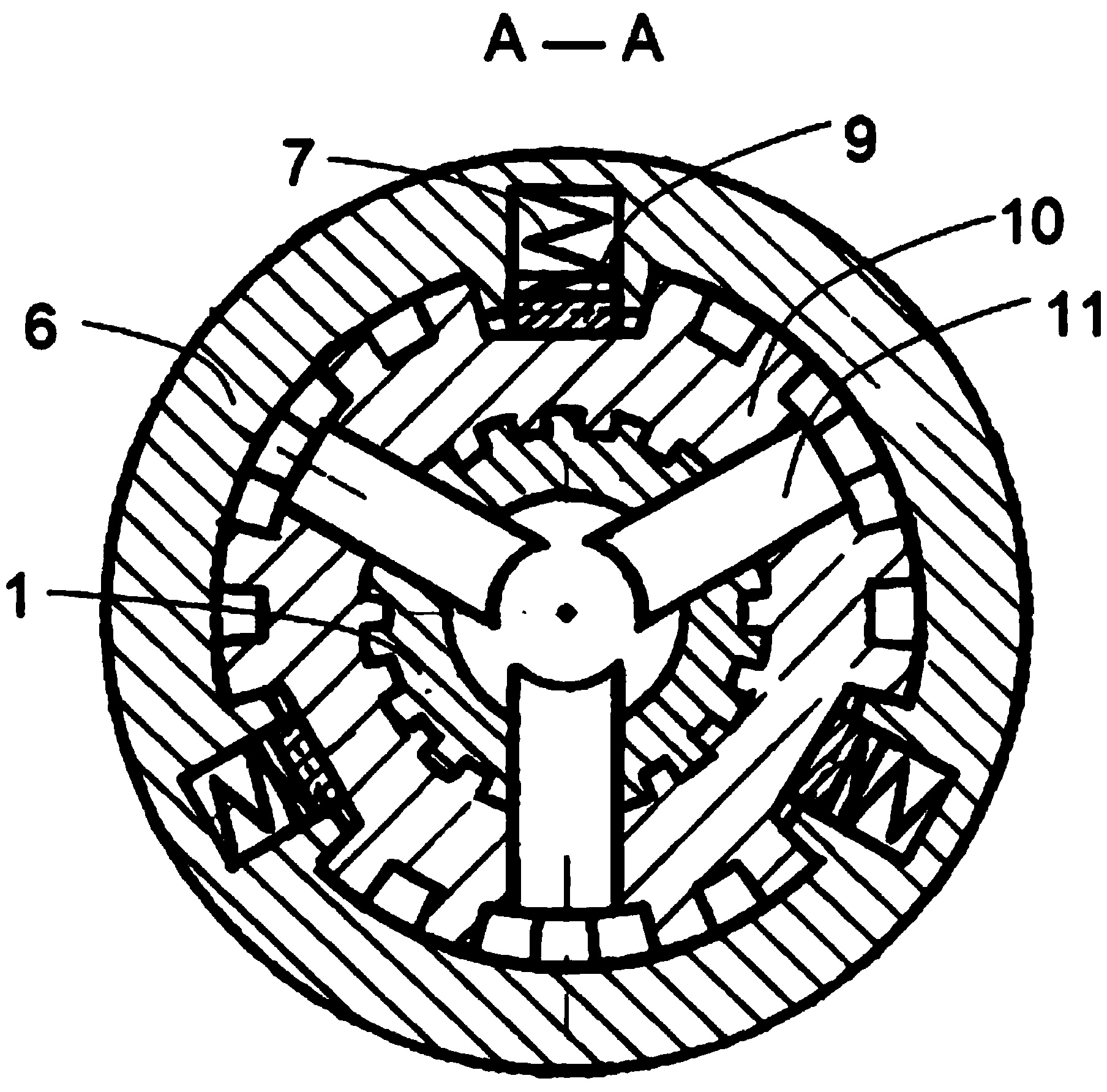 Built-in clutch and gear shifting control mechanism thereof