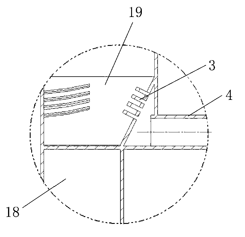 Coal ash collecting fractionation device