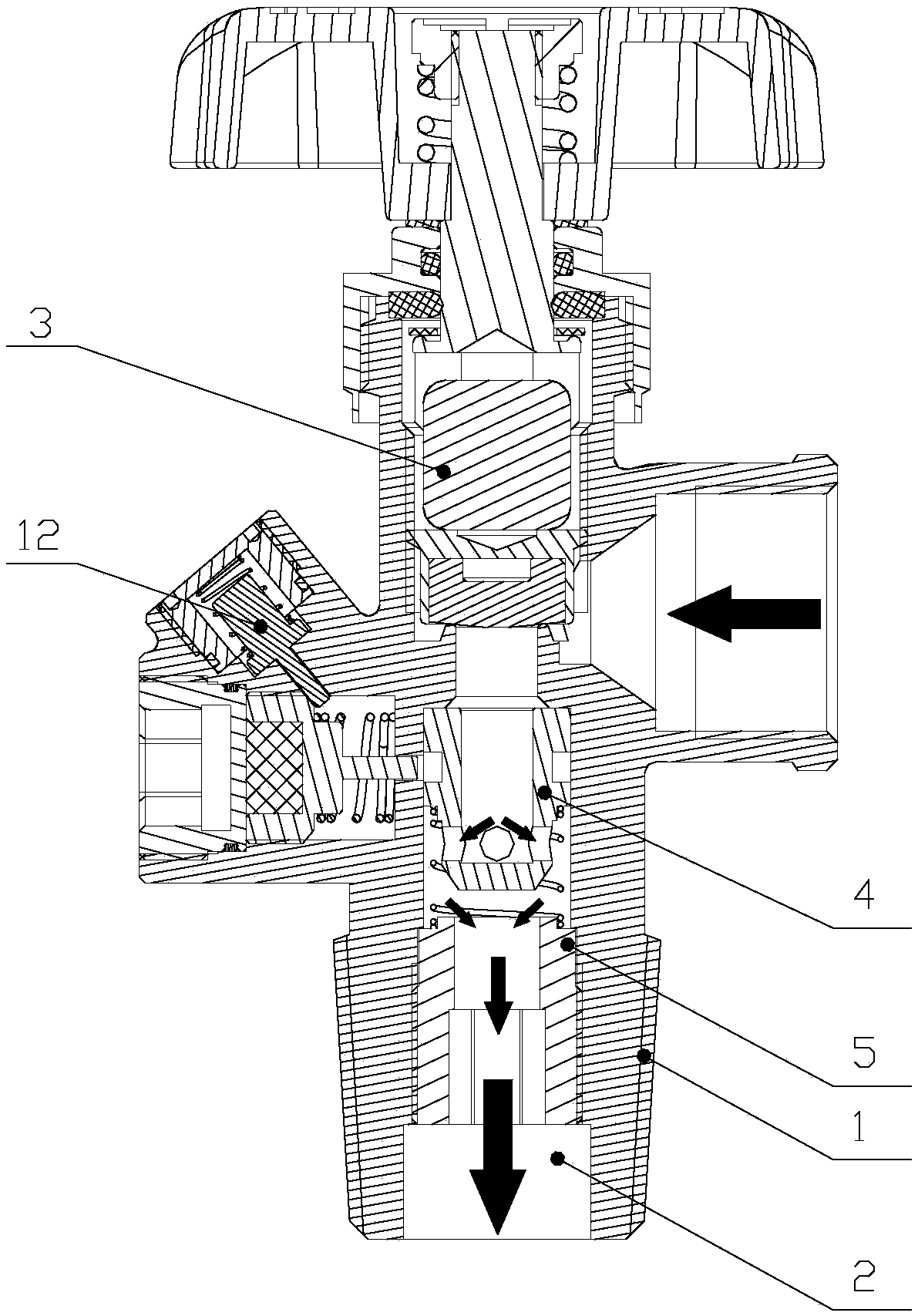 Valve for intelligent control over liquefied petroleum gas steel cylinder