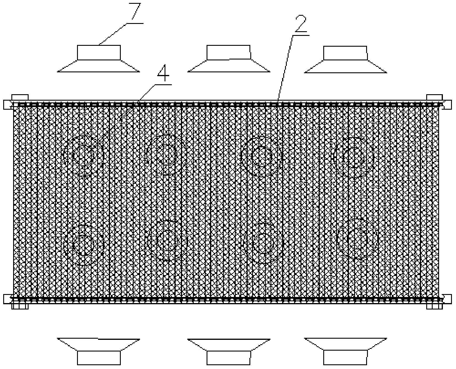 Quenching device with conveying function