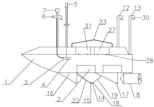 Remote intelligent remote-control fish finding boat