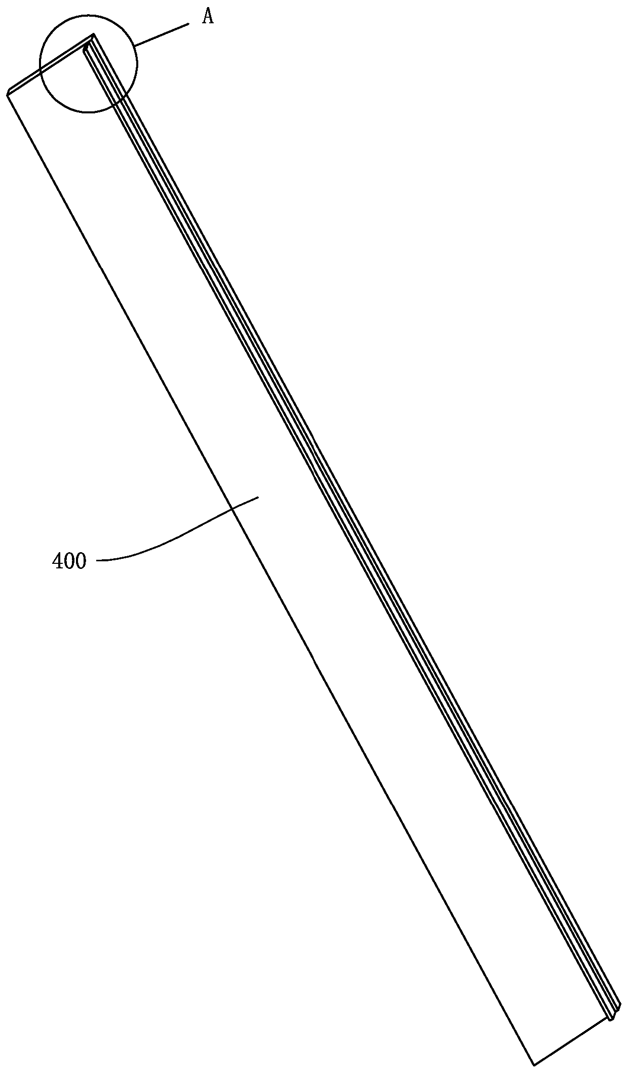 Split type lock cover and processing method of lock cover frame of split type lock cover