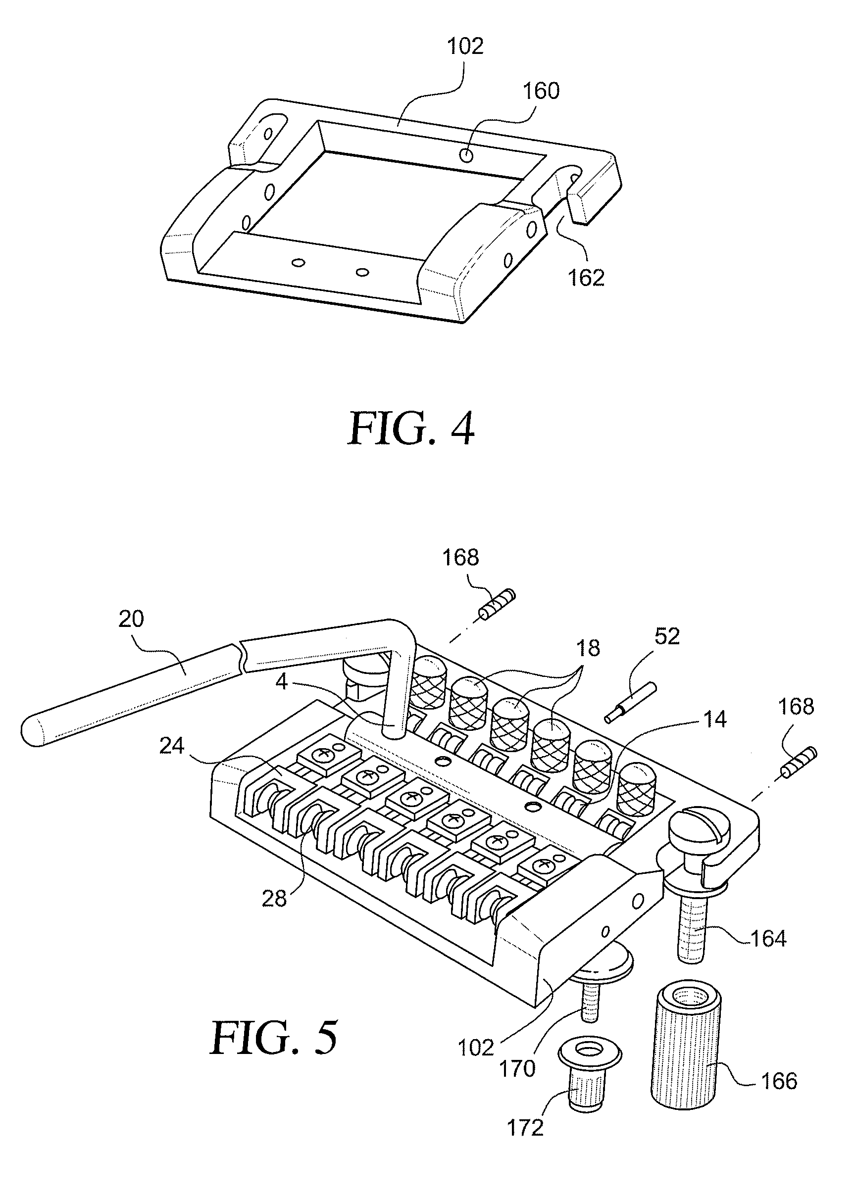 Locking cam tremolo device