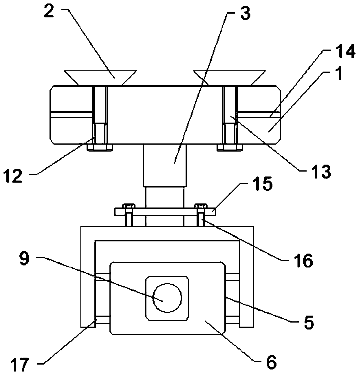 Vehicle travel monitoring device