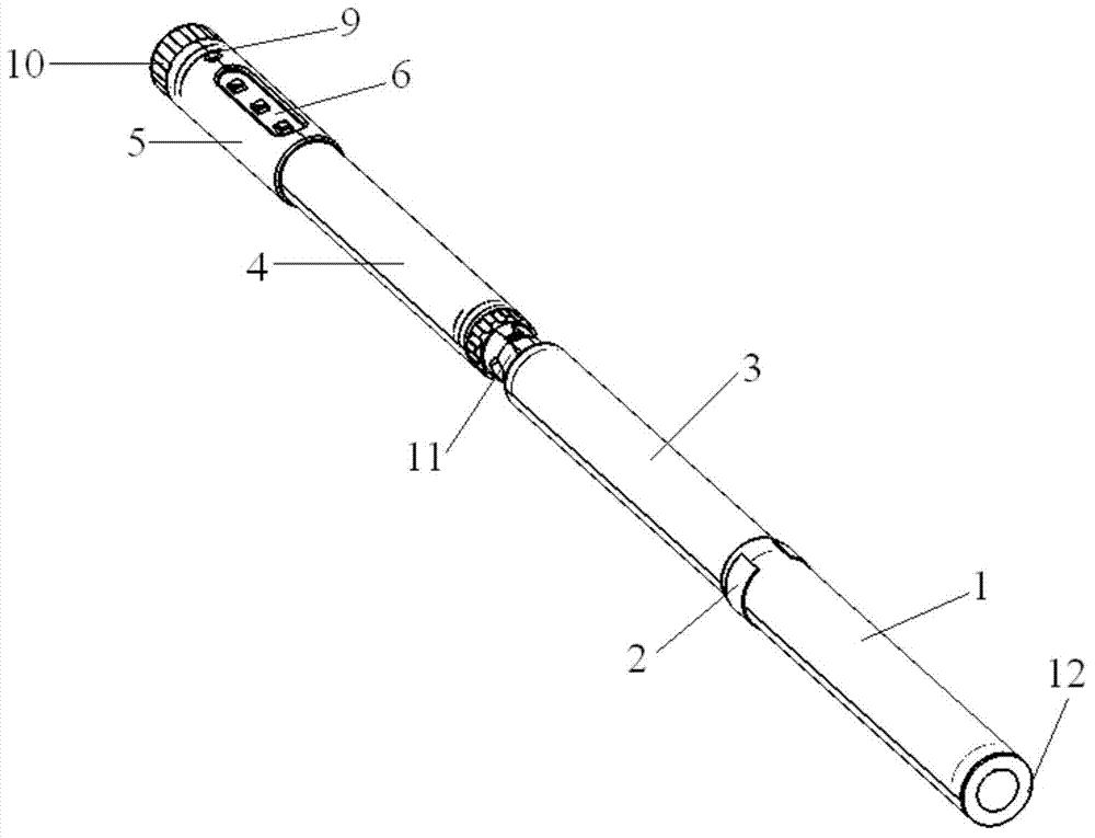 Telescopic rotating penlight