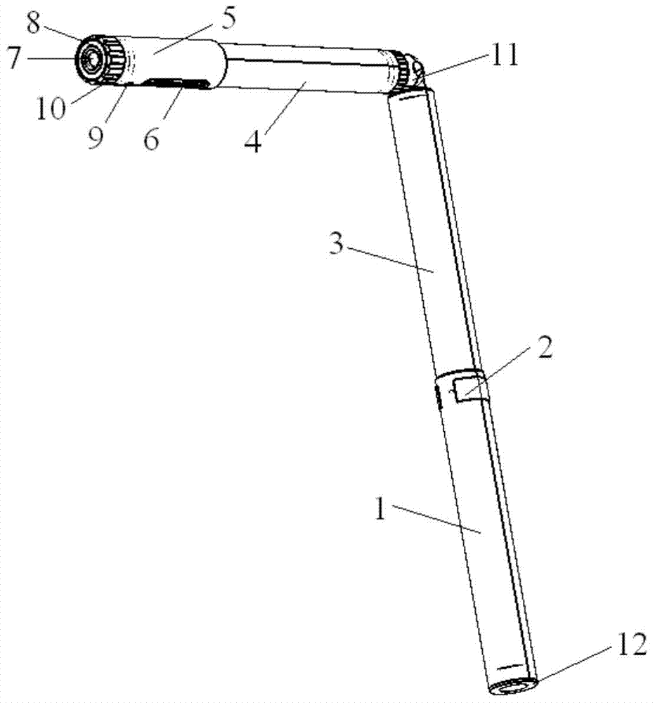 Telescopic rotating penlight