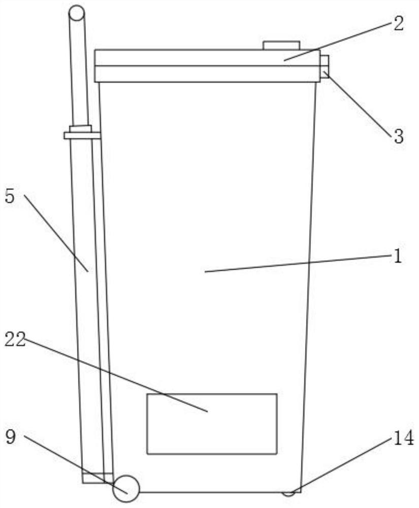 Medical equipment waste centralized recovery box with sterilization function