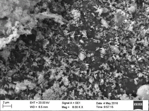 CuO/rGO composite material having efficient electrocatalysis oxygen reducing performance