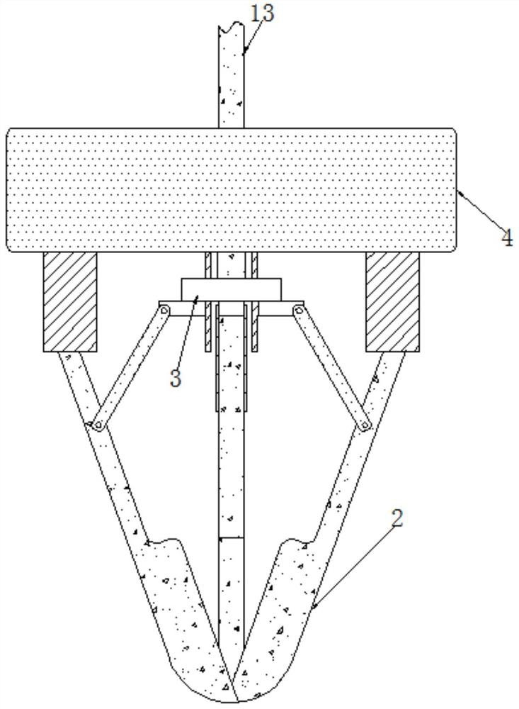 Planting depth and range adjustable digging device