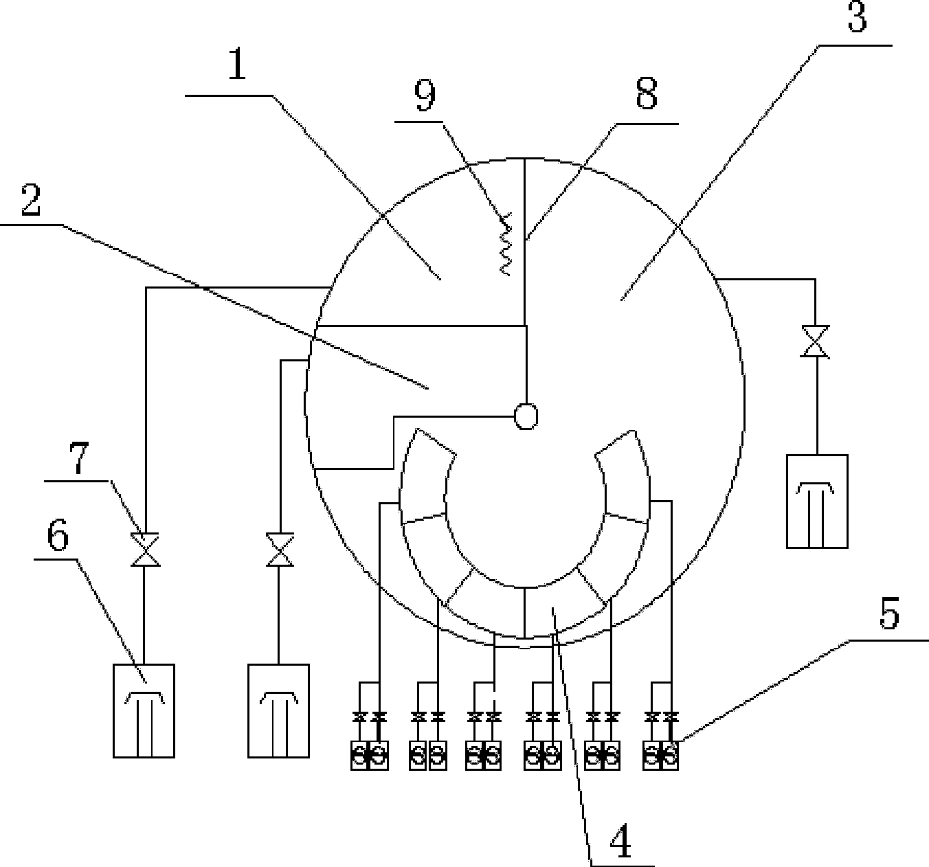 Magnetron sputtering reeling coater for large-area flexible substrate