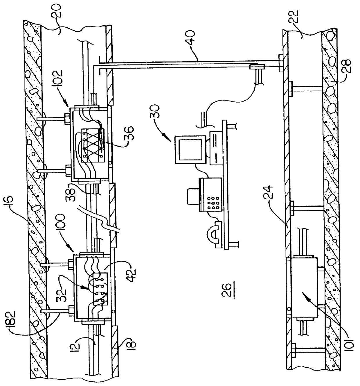 Communications cable interconnection apparatus and associated method for an open office architecture